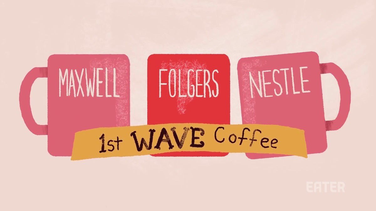 اولین موج قهوه