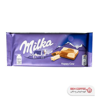 شکلات میلکا Milka مدل دو رنگ شیری و شکلاتی